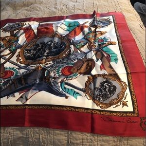 Oscar de la Renta silk scarf